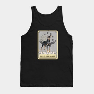 Doberman dog Tarot Card, Doberman lover Tank Top